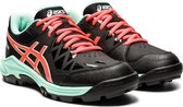 Asics Sportschoenen - Maat 35 - Unisex - zwart/rood/oranje/mintgroen