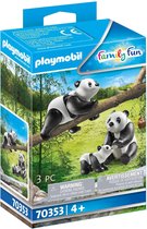 PLAYMOBIL Family Fun 2 Panda's met baby - 70353