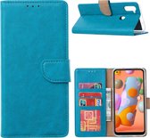 Samsung Galaxy A11 - Bookcase Turquoise - portemonee hoesje