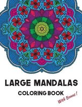 Large Mandalas coloring book