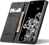 Samsung S20 Plus Hoesje - Samsung Galaxy S20 Plus Book Case Leer Slimline Zwart