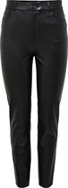 Only Emily High Waist Faux Leather Dames Broek - Maat W36 X L32
