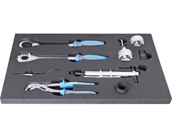 UNIOR - SET FIETSGEREEDSCHAP IN SOS TOOL TRAY - 564 X 364 X 30 MM / 8 PCS - 4 KG - END OF STOCK