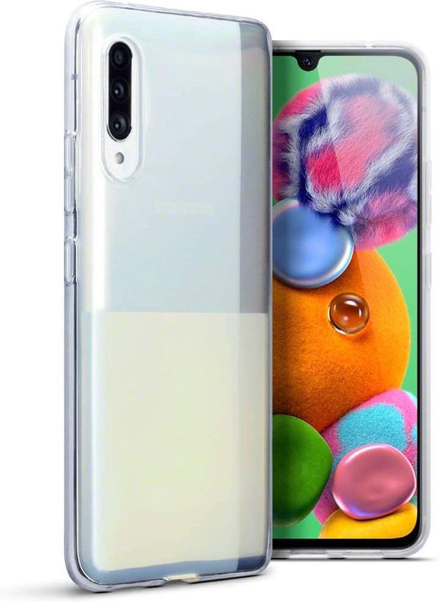 HB Hoesje Geschikt voor Samsung Galaxy A90 5G - Transparant - Siliconen Back Cover