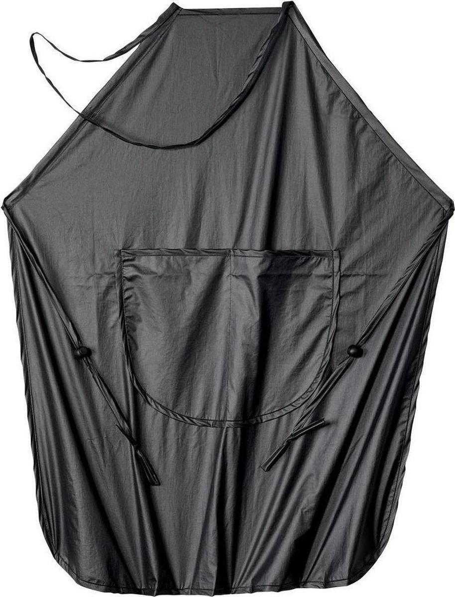 Comair Verfschort Nylon antraciet Antraciet 86x66cm