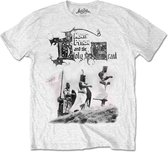 Monty Python Heren Tshirt -L- Knight Riders Wit