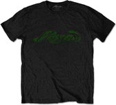 Poison Heren Tshirt -S- Vintage Logo Zwart