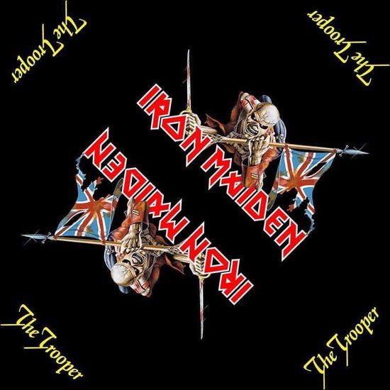 Iron Maiden - The Trooper Bandana - Zwart