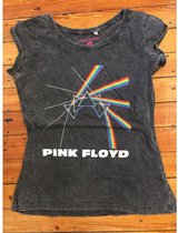 Pink Floyd Dames Tshirt -XS- Multi-Logo Zwart