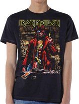 Iron Maiden Hommes Tshirt -S- Stranger Sepia Noir