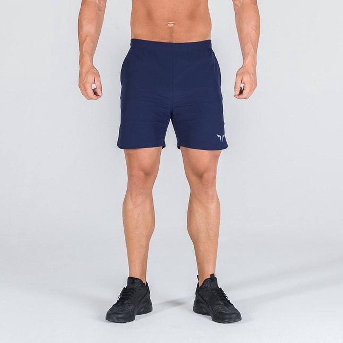 Essentials Men's Performance Tech korte broek met losse pasvorm ( verkrijgbaar in grote en lange maten), Pack of 2, Koningsblauw/Zwart, XXL