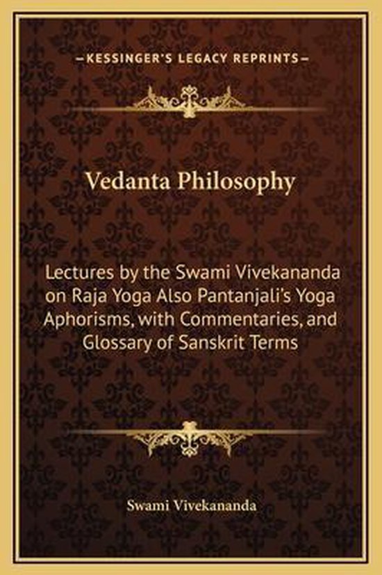 Vedanta Philosophy - cover