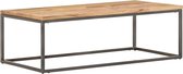 Salontafel  massief Hout- koffietafel (Incl LW3D Klok) Bijzettafel - coffee table woonkamertafel
