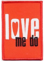 The Beatles Patch Love me do Rood