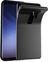 Soft Backcover Hoesje Geschikt voor: Samsung Galaxy S9 - Silicone - Zwart