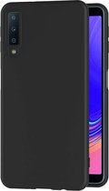 HoesjeGeschikt voor: Samsung Galaxy A7 2018 - Silicone - Zwart