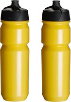 2 x Tacx Shanti Drinkbus 750 ml - Geel - Bidon - Drinkfles