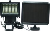 GALIX Zeer verlichte zonne-spot met aanwezigheidsmelder - 80 LED's - Zwart