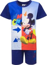 Mickey Mouse - Shortama - Blauw - 8 jaar - maat 128