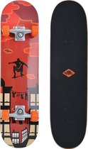 Schildkrot Skateboard - rood/oranje/zwart