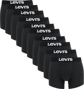 Levi's - 10-pack basic heren boxershorts zwart - maat M