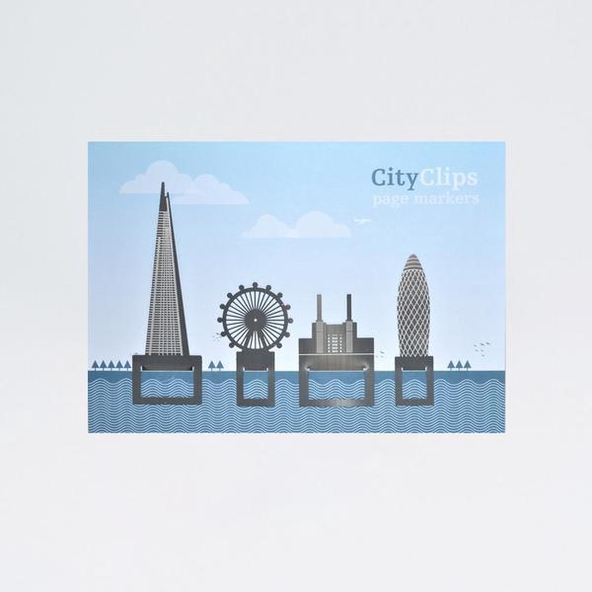 London Skyline City Clips Page Markers