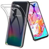 Samsung Galaxy A70 Hoesje Transparant Doorzichtig Cover Case