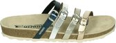 Mephisto Slippers Ninon Multikleur Blauw Zilver Bronce Goud