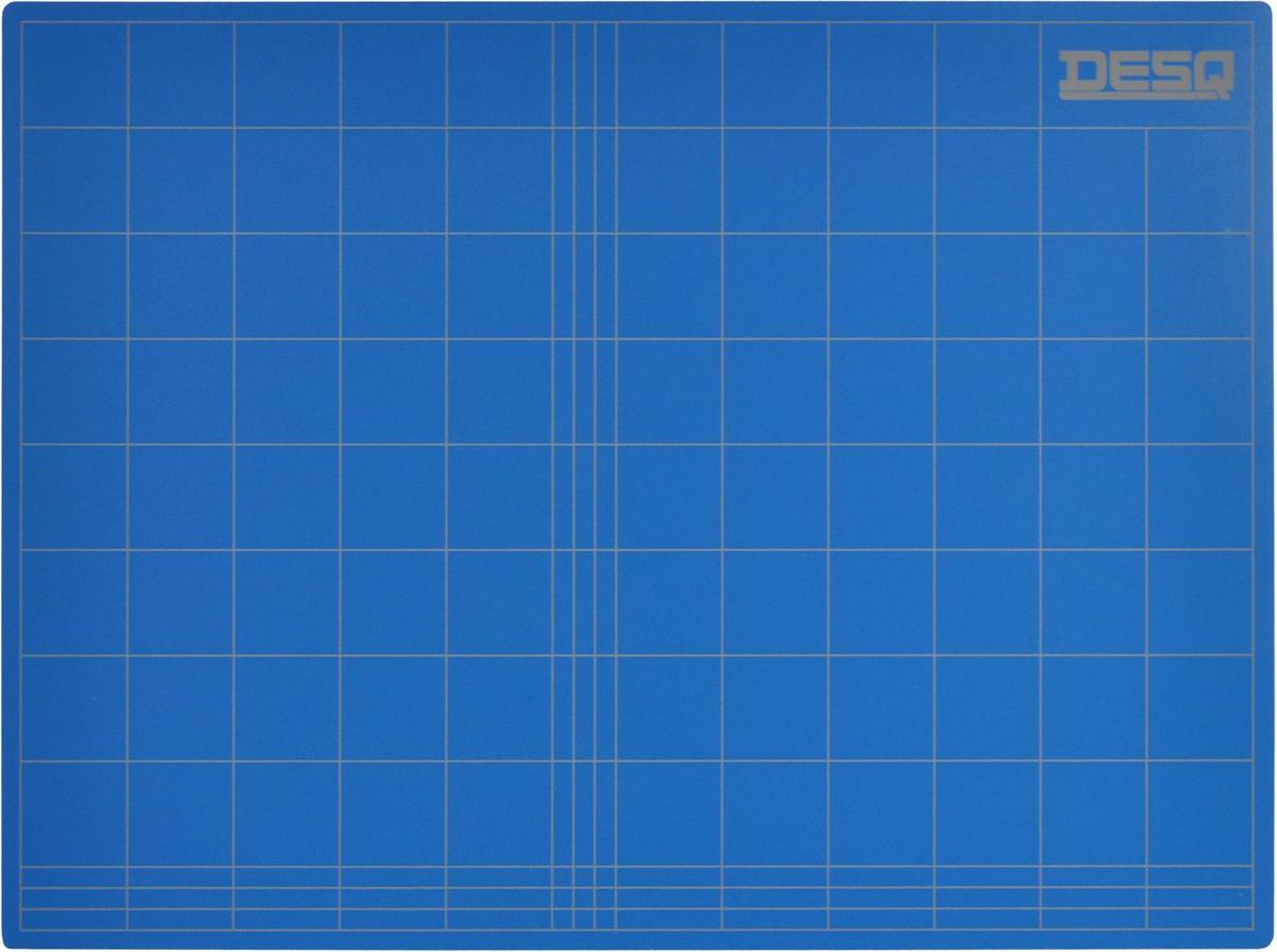 Tapis De Découpe A4 Avec Lignes De Guidage – Pour Coupe Précise, Modélisme Et Artisanat (Bleu)