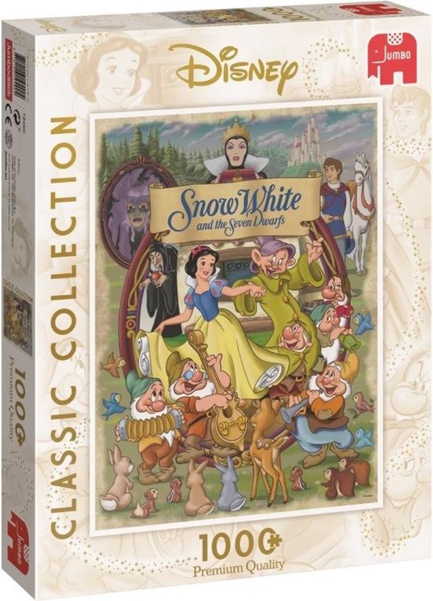 Jumbo Puzzel Disney Classic Collection Snow White - Legpuzzel - 1000 stukjes - Jumbo