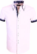 Carisma Italiaans Overhemd Korte Mouw Wit 9068 - L