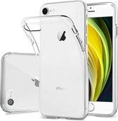 Just in Case Soft TPU case hoesje voor iPhone SE 2020 en iPhone SE 2022 - doorzichtig