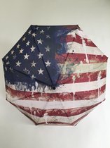 Y Not opvouwbare automatisch paraplu Easymatic paint flag USA