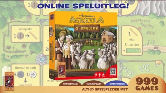 Reproduceren Scheiden Doorzichtig Agricola: 2 Spelers Bordspel | Games | bol.com