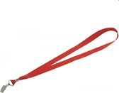 Lanyard rouge avec pince - 48 CM