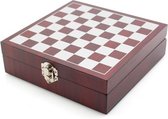 WIJN- EN SCHAAKSET (5 PCS)