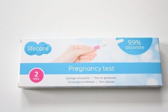 Zwangerschapstest - pregnancy test - 2 stuks - 99% betrouwbaar - vanaf de 1e dag
