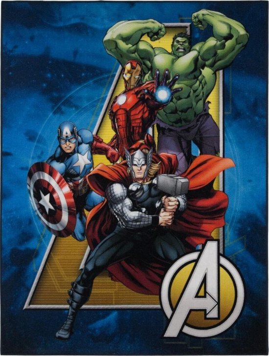 Marvel Vloerkleed Avengers 95 X 125 cm | bol.com