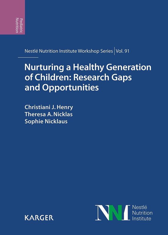Nurturing a Healthy Generation of Children: Research Gaps an ... - cover