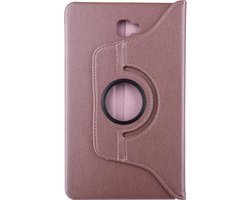 Samsung Tab A 10.1 inch model 2016 - SM-T580 -Rose Gold Book Case Tablethoes 360 degree Draaibaar - 2 kijkstanden Samsung Tab A 10.1 inch model 2016 - SM-T580 -Rose Gold Book Case Tablethoes 360 degree Draaibaar - 2 kijkstanden