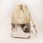 Kaliber Fashion - Backpack Pinatex natural / silver - Rugzak - Rugtas - Vegan - Zilver