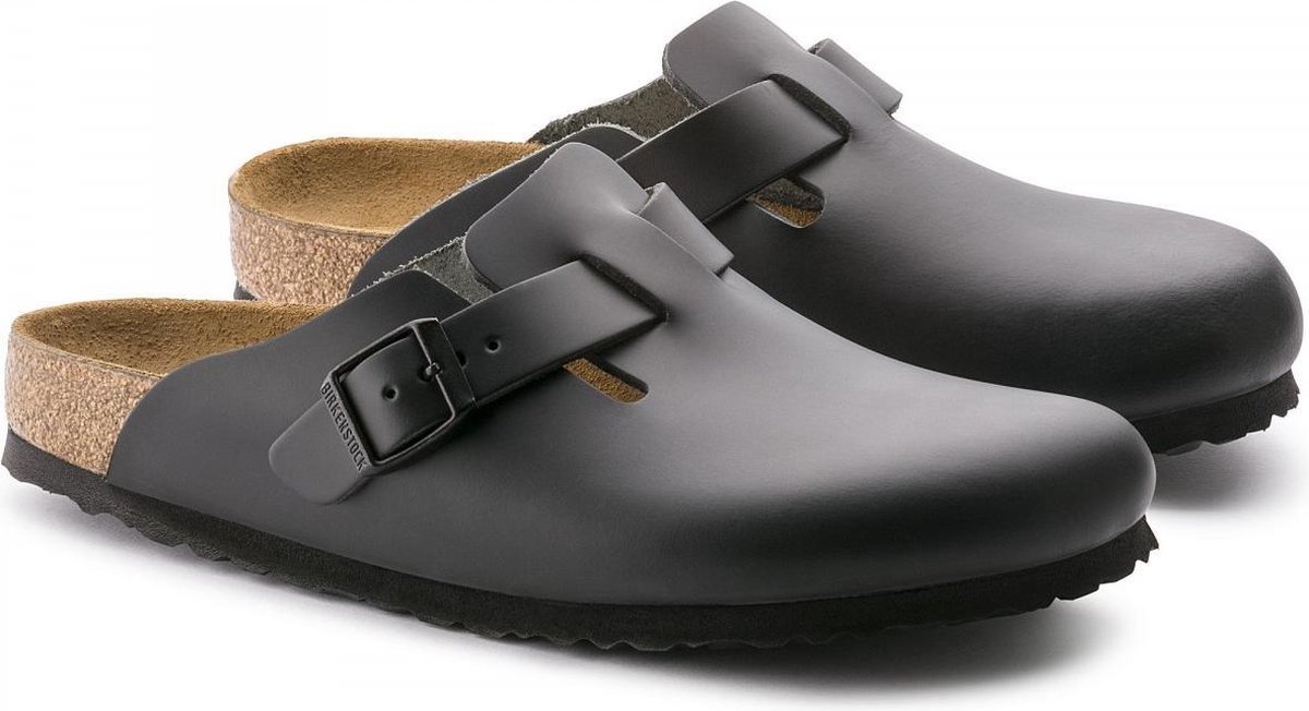 Birkenstock Boston Clogs Zwart