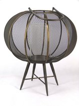 Windlicht Metal Sphere dia 36x40/58.5cm Bronze