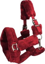Horsegear Halster  Suave - Middenrood - shetlander