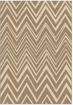 Ikado  Modern tapijt sisal look bruin/beige  160 x 230 cm