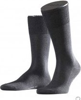 FALKE No. 9 Pure Fil d Ecosse herensokken - antraciet (anthracite mel.) -  Maat: 45-46