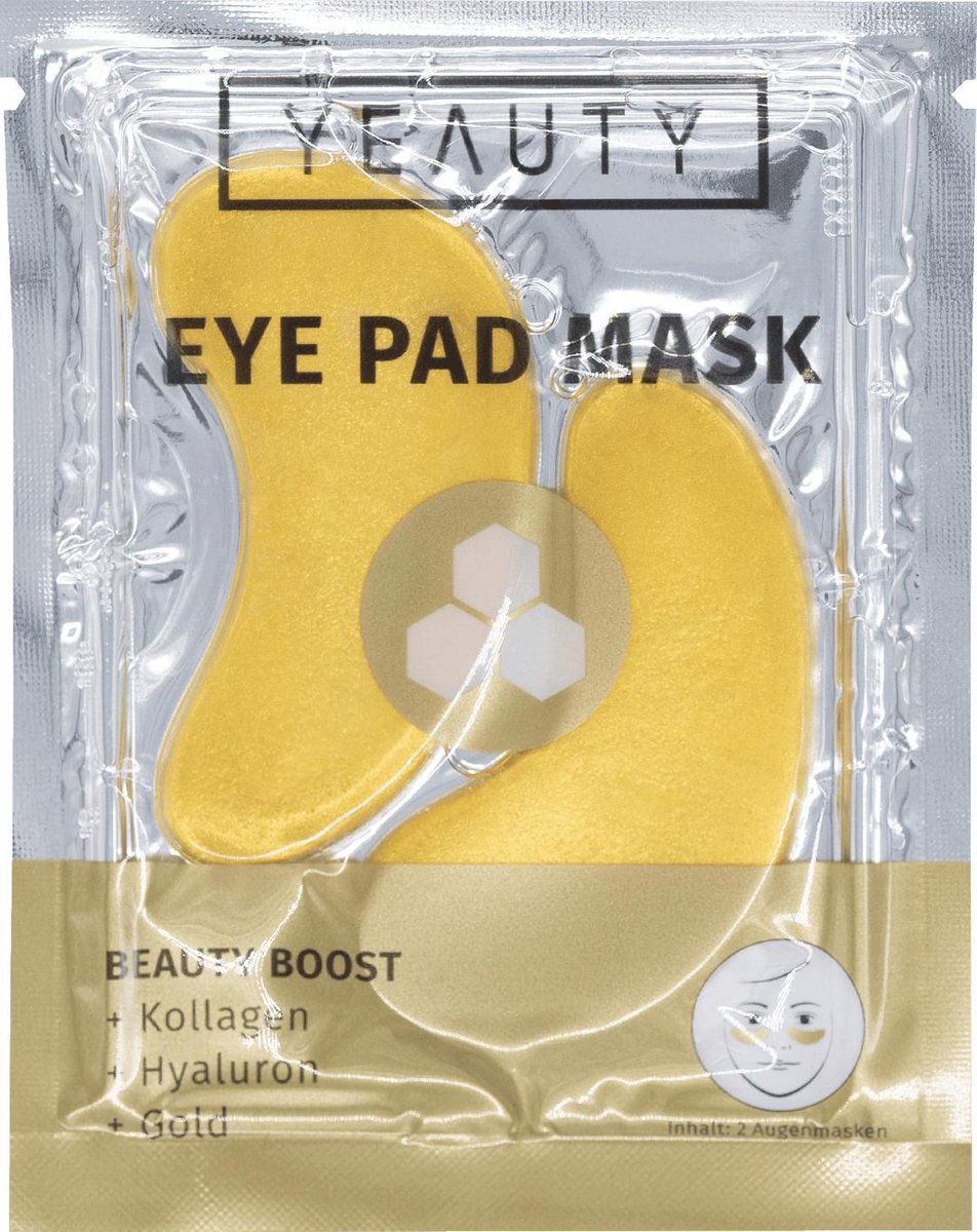 YEAUTY Beauty Boost Eye Pad Mask - Oorgpads - Tissue Oogmasker - Oogkussentjes met Collageen, hyaluron en magische struik (1 paar)
