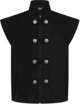 Banned Waistcoat -M- Heathcliff Zwart