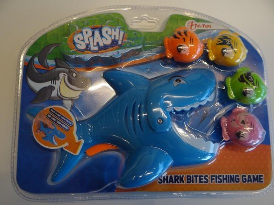 Afbeelding van het spel visspel haaienspel waterspel voor zwembad en badplezier