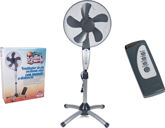 DOMO Ventilateur de sol - Ø 35 cm - 3 modes